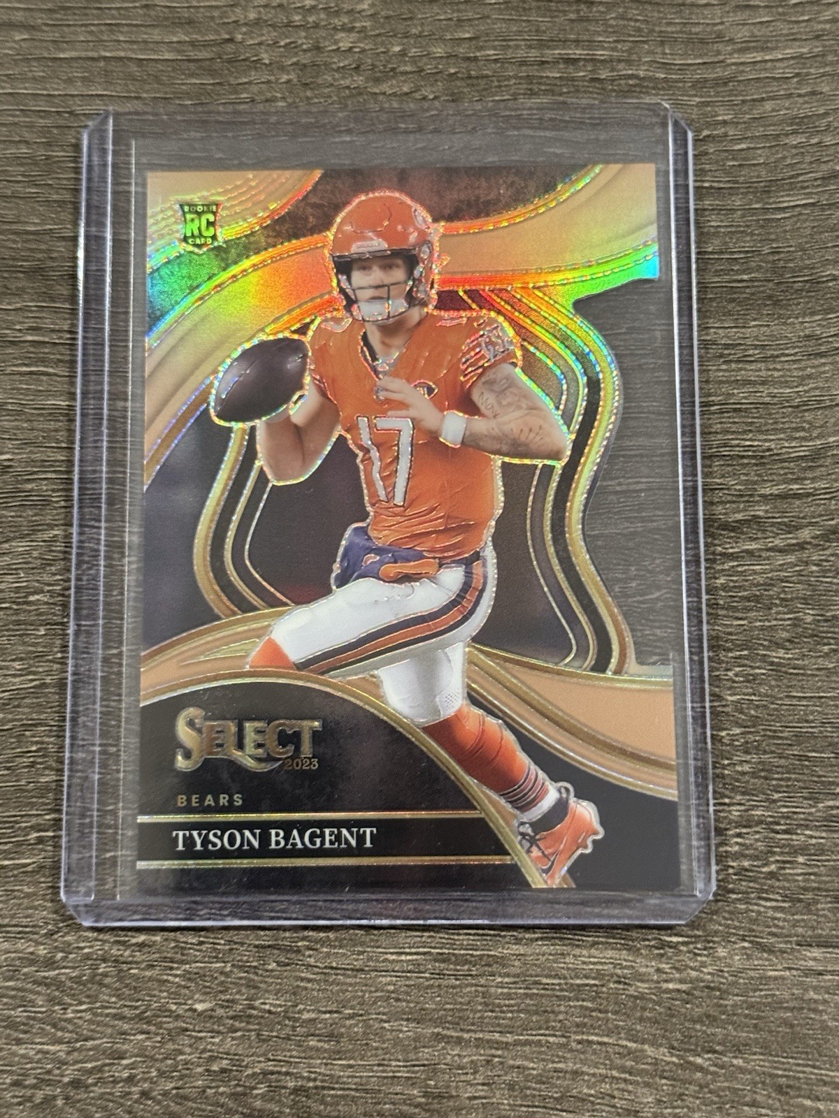 2023 Panini Select Tyson Bagent Club Level Copper Prizm Die-Cut RC /299