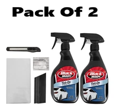 Black Magic TINT FILM APPLICATION KIT: Tint-On Solution Angled Squeegee Knife 5