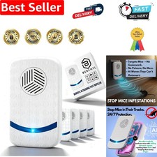 Ultrasonic Pest Repeller 4 Pack, Wave Barrier Tech, Humane Indoor Pest Contro...