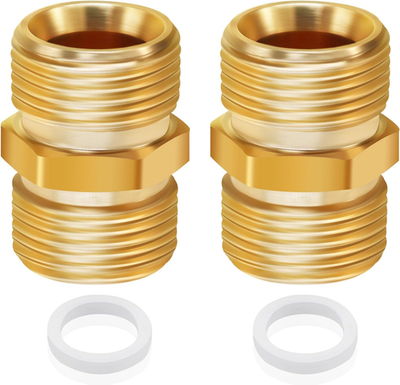 #ad M22 High Pressure Washer Adapte4800PSI Brass Pressure washer Extension M22 ... $19.51