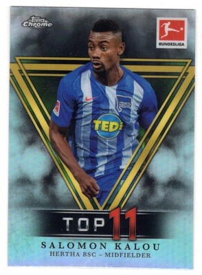 Topps Chrome Bundesliga Soccer 18/19 Top 11 Card TXI-SK Salomon Kalou