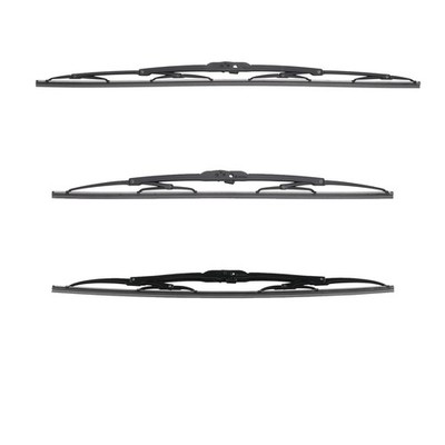 Bosch Front and Rear Windshield Wiper Blade Set Kit For Acura