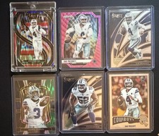 Panini Select Rookies Prizm Dallas Cowboys NFL Football Card Lot Prescott Aikman