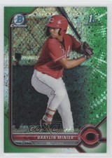 2022 Bowman Green Mini-Diamond Refractor /99 Braylin Minier #BCP-93 0vf5