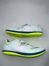 Nike High Jump Elite Mens Sneaker 10 Green Track  Field Spikes Shoes FZ9636-100