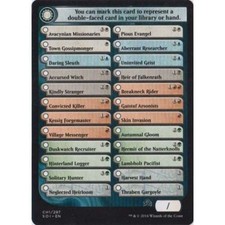 Shadows Over Innistrad Checklist Card (CH1)~Shadows Over Innistrad~Near Mint, Ge
