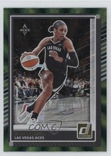2025 Panini Donruss WNBA Green Laser A'ja Wilson #82 9p5