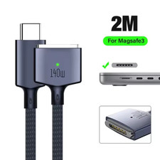 USB C to Magsafe 3 Charging Cable Wire 6 Ft 2M Charging Cord Blue