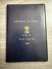 1969 Republic of India Proof Set of 10 coins - OGP - Beautiful Set
