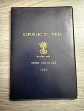 1969 Republic of India Proof Set of 10 coins - OGP - Beautiful Set