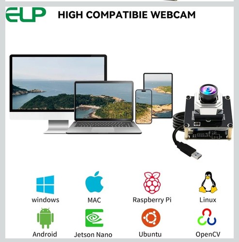 Usb Camera Module Camera 4K 60FPS USB 3.0 Autofocus Camera Module IMX678 100° Wide Angle UVC ...