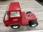 Vintage Tonka Red Semi Truck Cab Hauler Toy Pressed Steel & Plastic XR-101