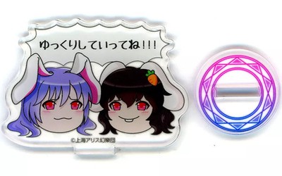 Touhou Project Acrylic Stand Reisen & Tewi Inaba 6cm Limited Edition