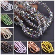 24inch/Strand Glass Beads - 100pcs 6mm Rondelle  100pcs 3x2mm Spacer Beads