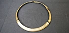 VINTAGE MORITA GIL HINGED BRASS CHOKER NECKLACE
