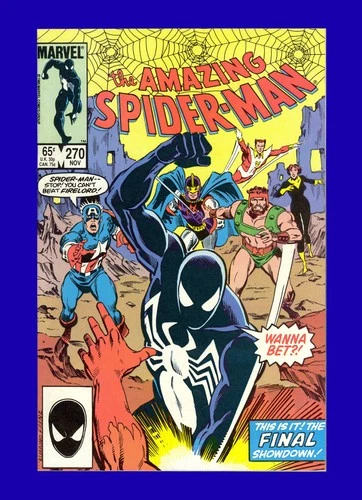 Amazing Spider-Man #270 - Firelord & Avengers App - Black Costume - 1985 - VF/NM