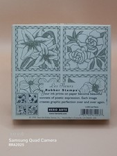 Hero Arts Les Fleurs Rubber Stamps