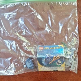 LEGO Atlantis 8073 Manta Warrior Set 100" Complete w/ Instructions
