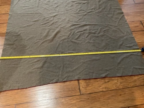 WWII Wool Military Field Blanket 82x58 WW2