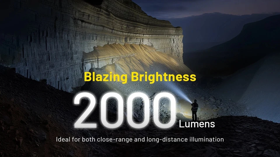 Linterna Linterna LEP recargable ultra largo alcance Nitecore P40 2000 lúmenes - Imagen 4 de 4