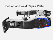 Steering Box Frame Repair 1999 - 2004 Ford F250 F350 F450 Super Duty Excursion Steering Box Frame Repair 1999 - 2004 Ford F250 F350 F450 Super Duty Excursion