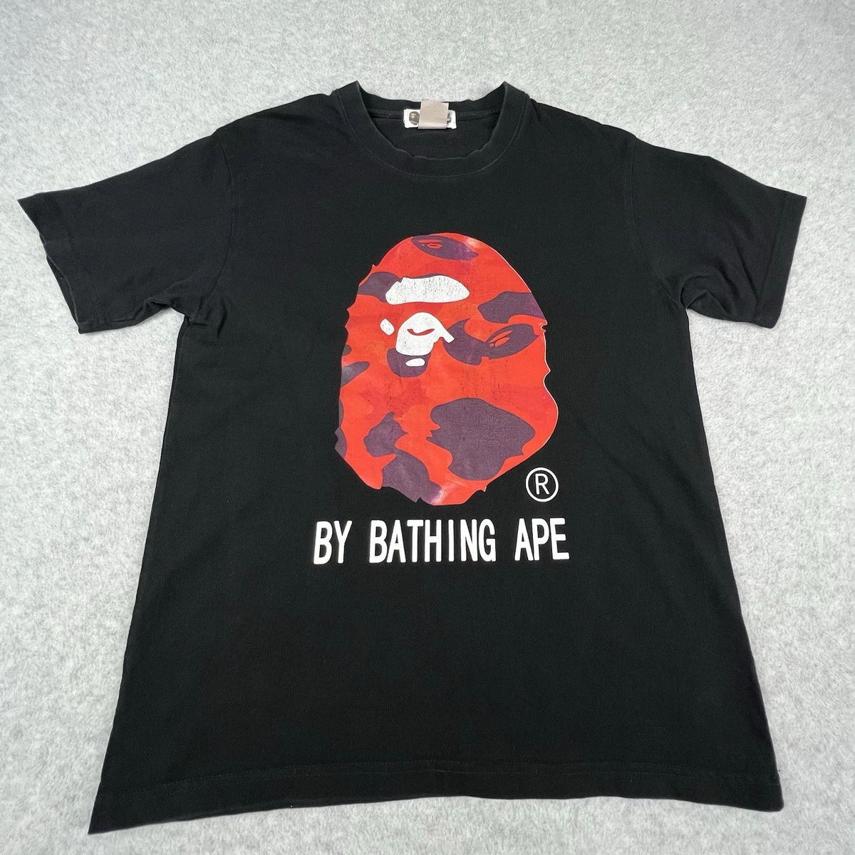 A Bathing Ape Red Regular Shirts for Men for sale | eBay