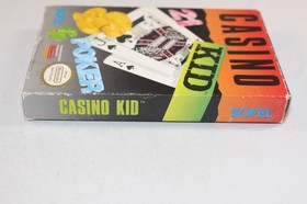 Casino Kid NES Nintendo Complete CIB Good Condition w/ RARE Poster! NICE!