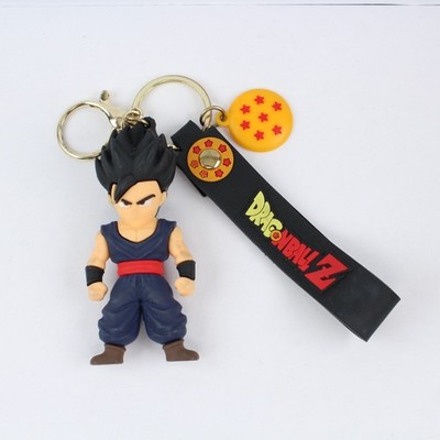 Dragon Ball Z Gohan  Silicone Rubber Strap Keychain Key Ring Holder