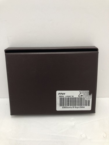 Indian Motorcycle New OEM Brown Leather Luggage Tag 2863934 - Foto 3 di 3
