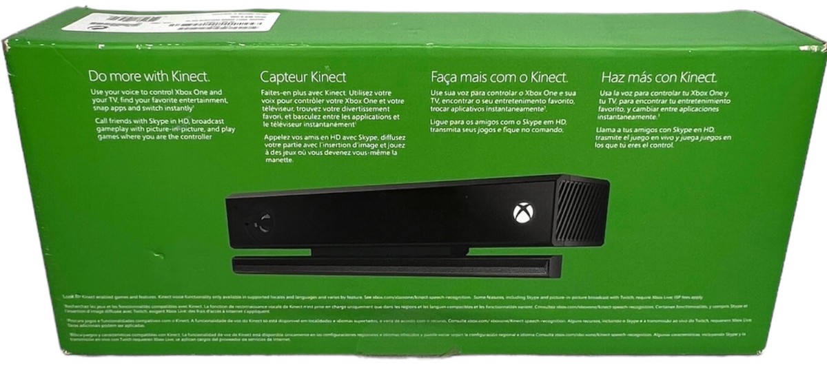 Xbox One Kinect Sensor By Microsoft With Box And