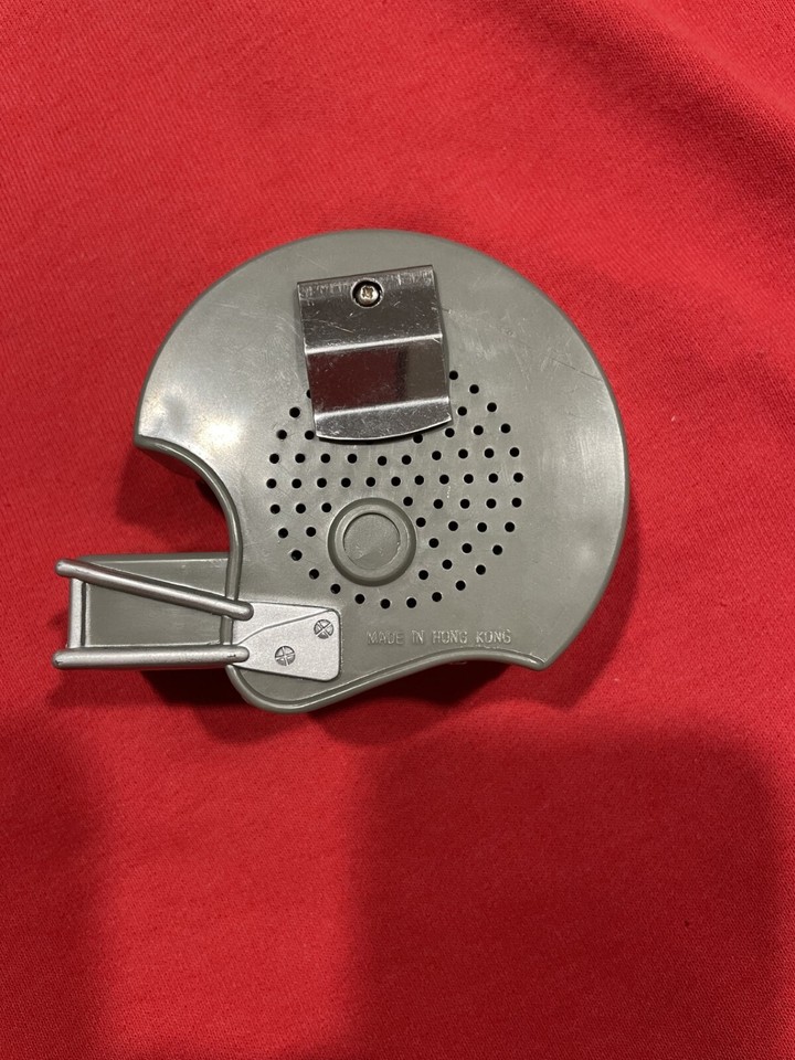 1970s Seattle Seahawks Helmet ClipOn Radio NOS Vintage NFL Original