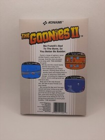 NES - The Goonies II 2 - Box Cover ONLY