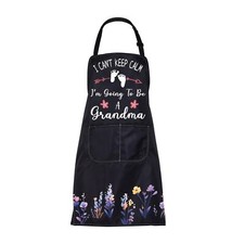 New Grandma Apron I Can  t Keep Calm I  m Going To Be Grandma Cooking Apron Bab...