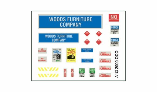 Design Preservation Models 66000 N Scale Woods Furniture Co Kit - Picture 16 of 17