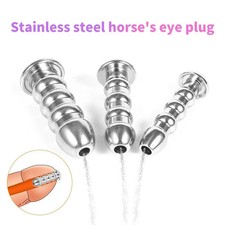 Hollow Stainless Steel Urethral Dilators Beads Sounding Rod Penis Plug Stretcher