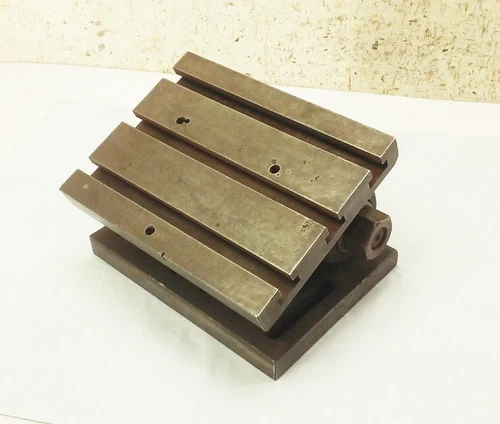 Tilting Milling Table 7 3/4" x 5 7/8" Adjustable T Slotted Machinist Angle Plate