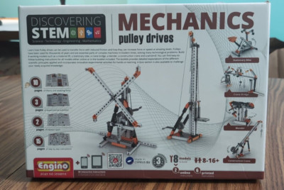 Engino DISCOVERING STEM-Mechanics Pulley Drives NEW- Unopened