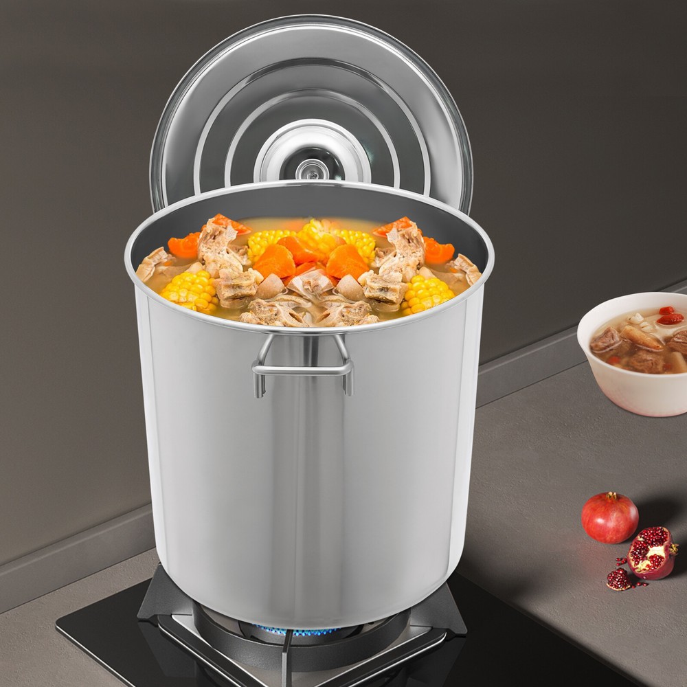 Stainless Steel Seafood Boil Pot with Basket and Strainer for Shrimp Crab Crawfish