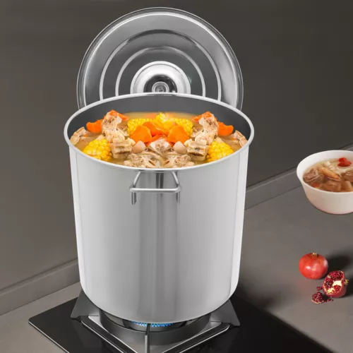40L/42,27Qt Edelstahl Meeresfrüchte Kochtopf Garnelen Kochen Suppentopf mit Korb - Bild 6 von 6