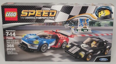 LEGO 75881 2016 Ford GT 1966 Ford GT40 Speed Champions drivers
