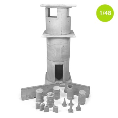 MacOne 1/48 Watch Tower and Checkpoint Stuff