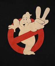 True Vintage GHOSTBUSTERS 2 T-shirt 2-sided Boed Tee Halloween ghost Size XL