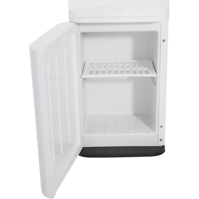 Top Load Hot Water, Cold Water Dispenser Double Storage Cabinets For 5Gal Bucket
