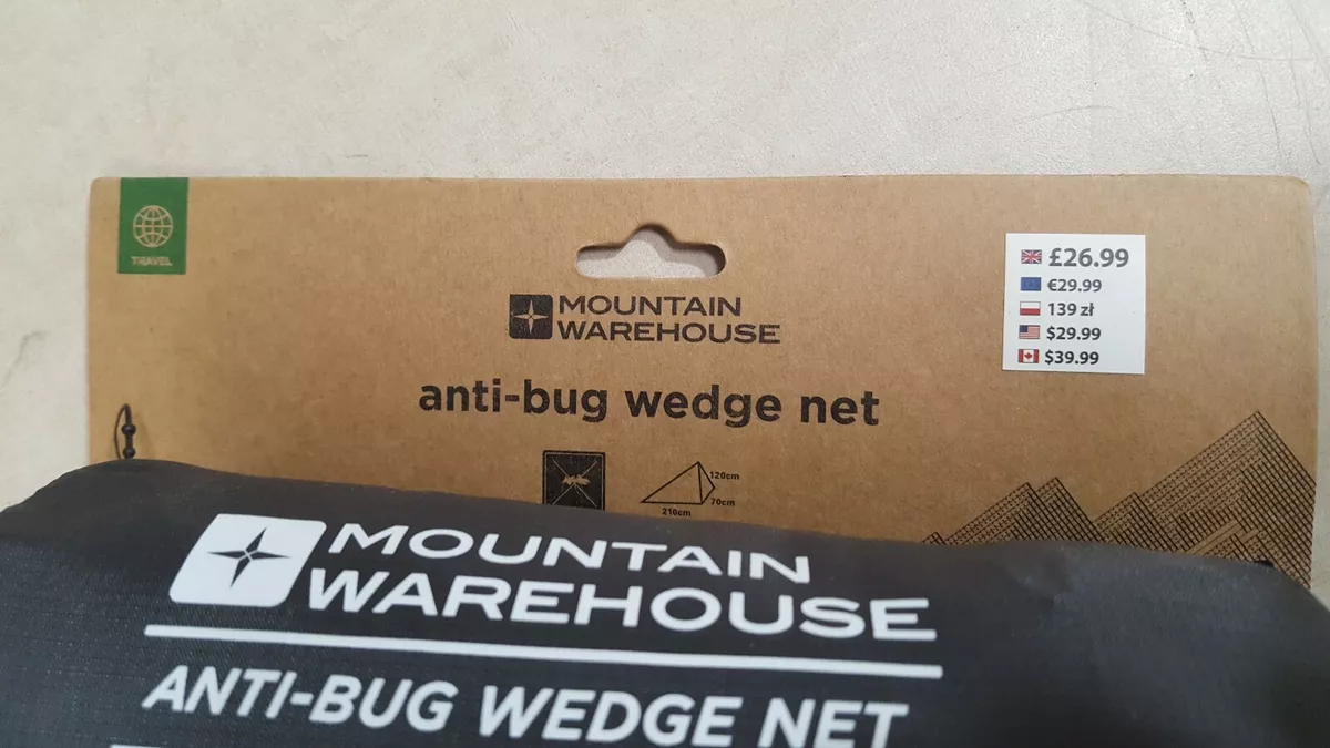 Mountain warehouse top mosquito net