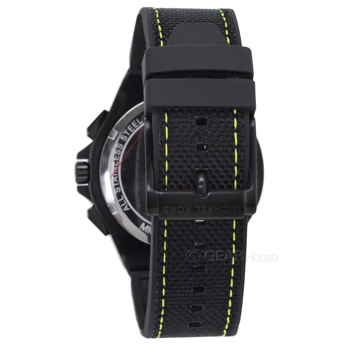 Michael Kors Mens Lennox Chronograph Watch, Black Dial Michael Kors Mens Lennox Chronograph Watch, Black Dial
