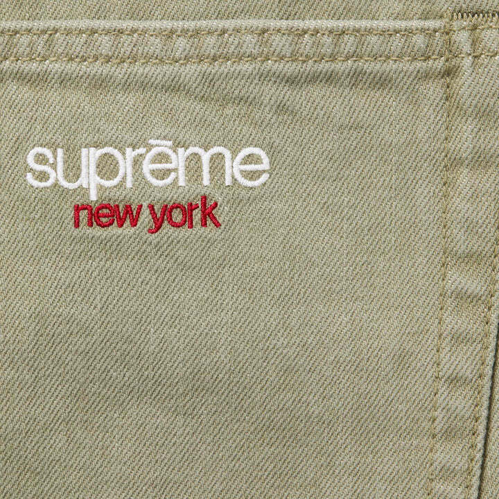 Supreme Baggy Denim Short Olive | eBay