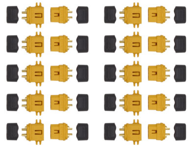 10 Paar XT60 L (20 Stück) Stecker/Buchse (male/female) 3,5 mm Hochstrom RC