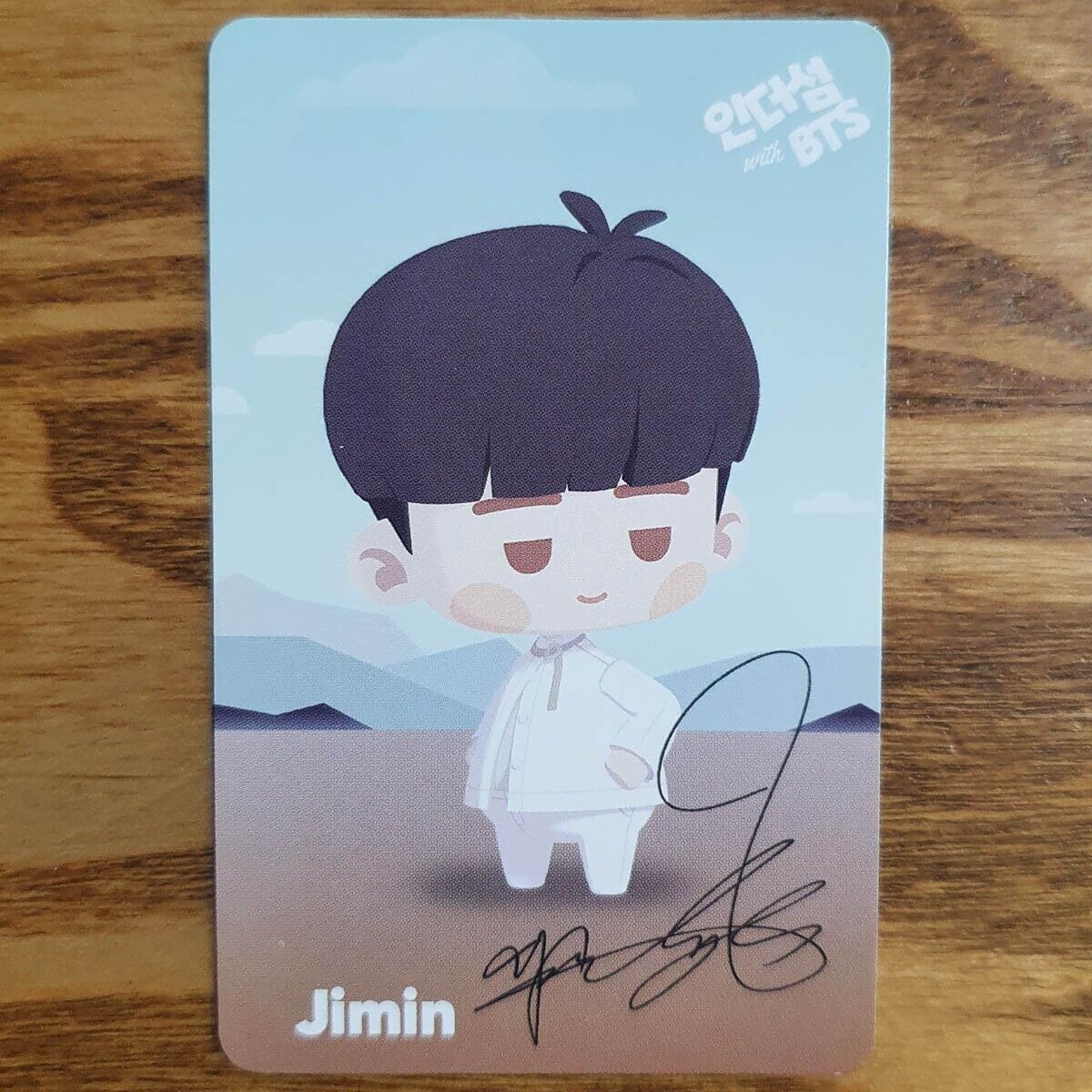 Jimin Official In The Seom Promotion Photocard BTS Genuine