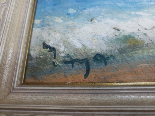 Pintura al óleo original firmada de Acapulco México 1971 de colección. - Imagen 7 de 9