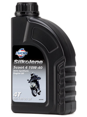1 LITER MOTORÖL SILKOLENE SUPER4 10W40 MOTORRAD SCOOTER HALBSYNTHETISCH